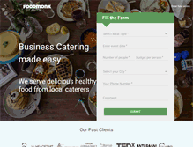 Tablet Screenshot of foodmonk.com